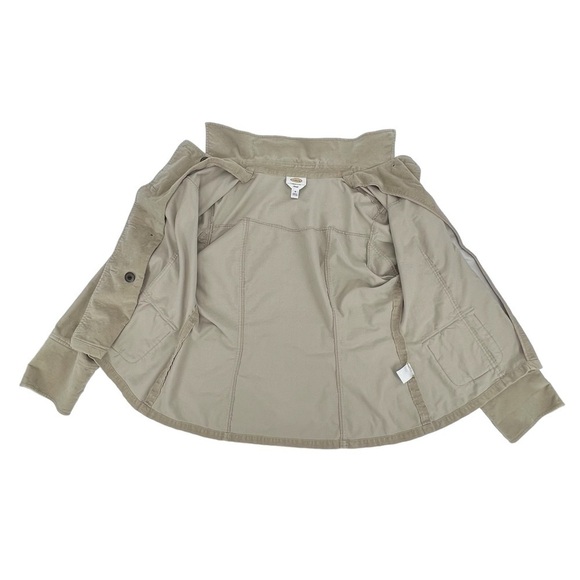 Talbots Tan Double Breasted Stretch Pea Coat Size 16 Women's - Picture 7 of 9